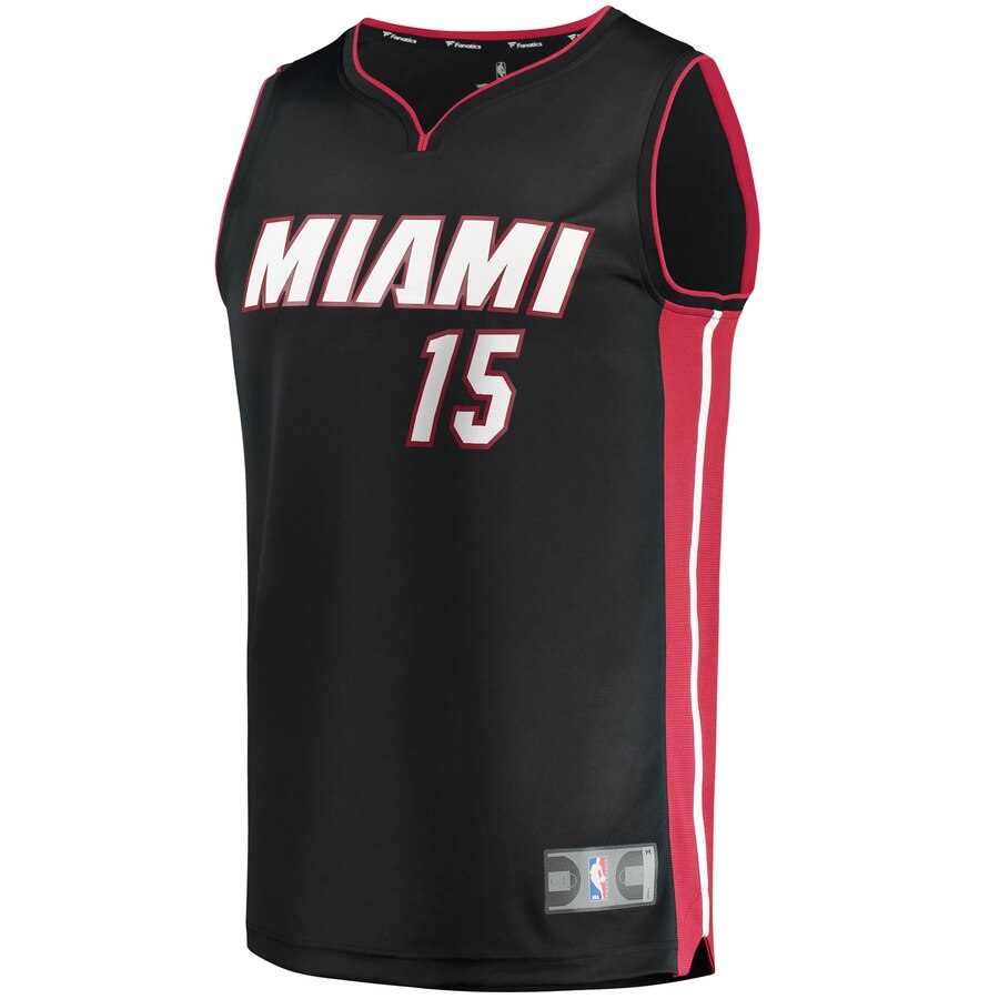 Alternative view of Daryl Macon Miami Heat Fanatics Branded Fast Break Player Jersey – Icon Edition – Black