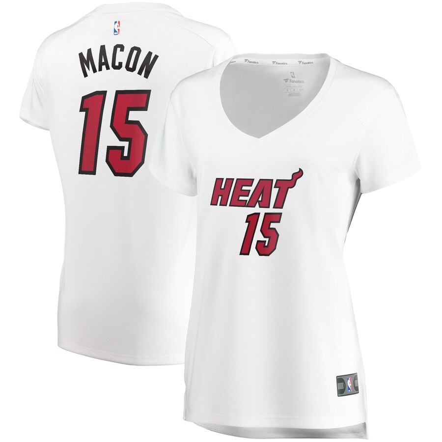 Daryl Macon Miami Heat Fanatics Branded Women's Fast Break Player Jersey - Association Edition - White