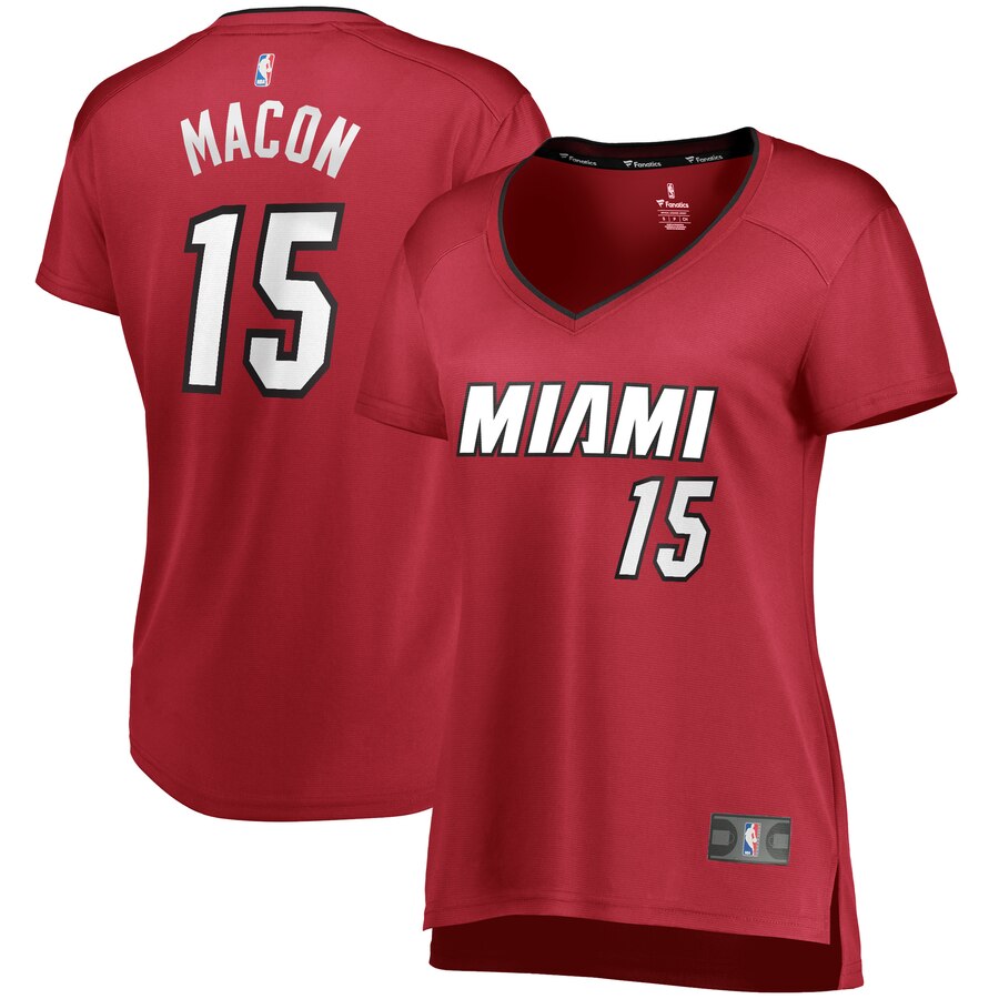 Daryl Macon Miami Heat Fanatics Branded Women's Fast Break Player Jersey - Statement Edition - Red