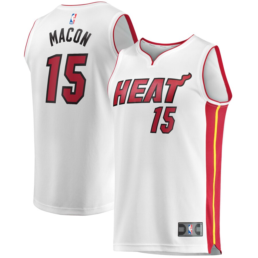 Daryl Macon Miami Heat Fanatics Branded Youth Fast Break Player Jersey - Association Edition - White
