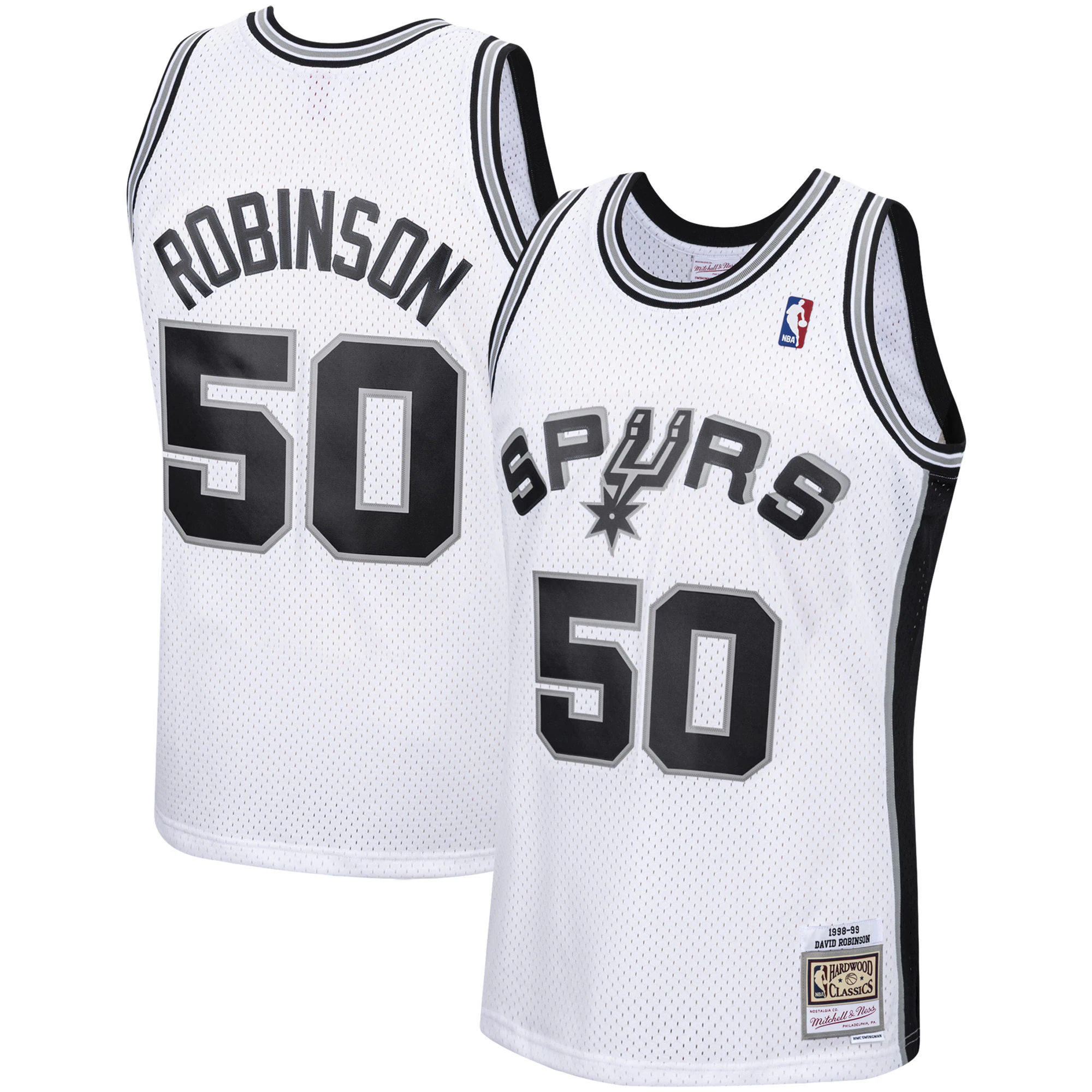 David Robinson San Antonio Spurs Mitchell & Ness 1998-99 Hardwood Classics Swingman Jersey - White