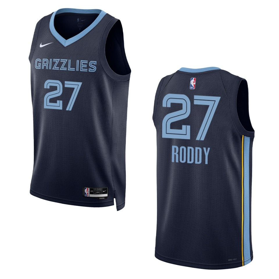 David Roddy Navy Icon Edition 2022-23 Memphis Grizzlies Swingman Jersey