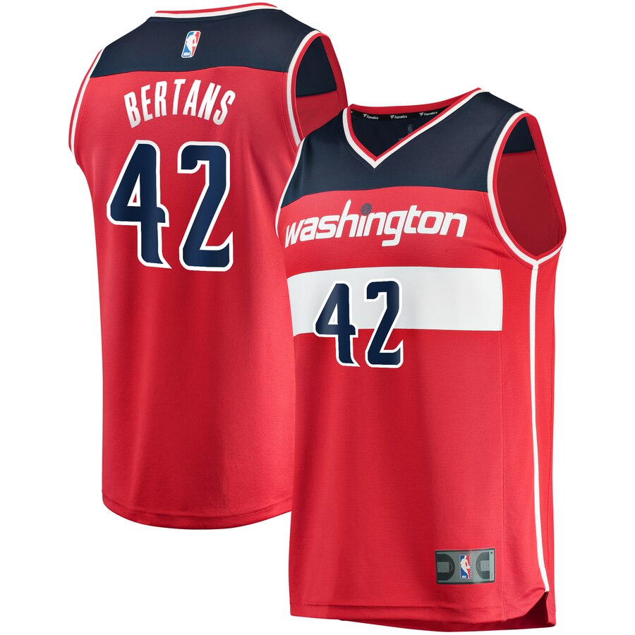 Davis Bertans Washington Wizards Fanatics Branded Youth Fast Break Replica Jersey - Icon Edition - Red