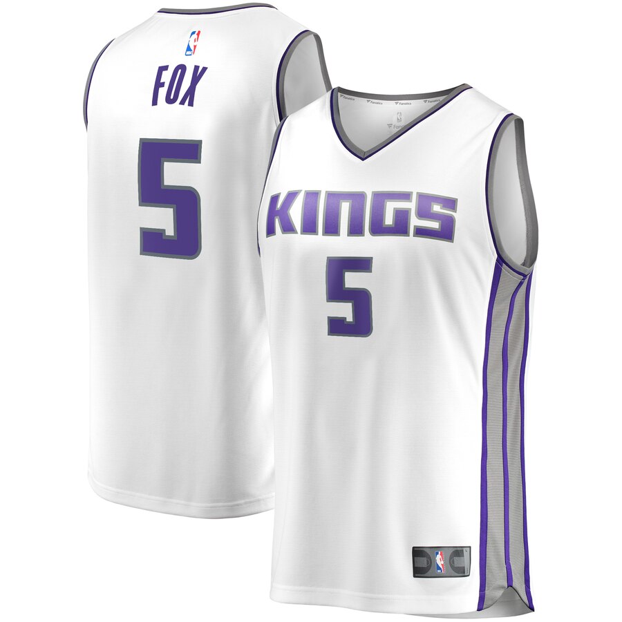 De'aaron Fox Sacramento Kings Fanatics Branded 2019/20 Fast Break Replica Player Jersey - Association Edition - White