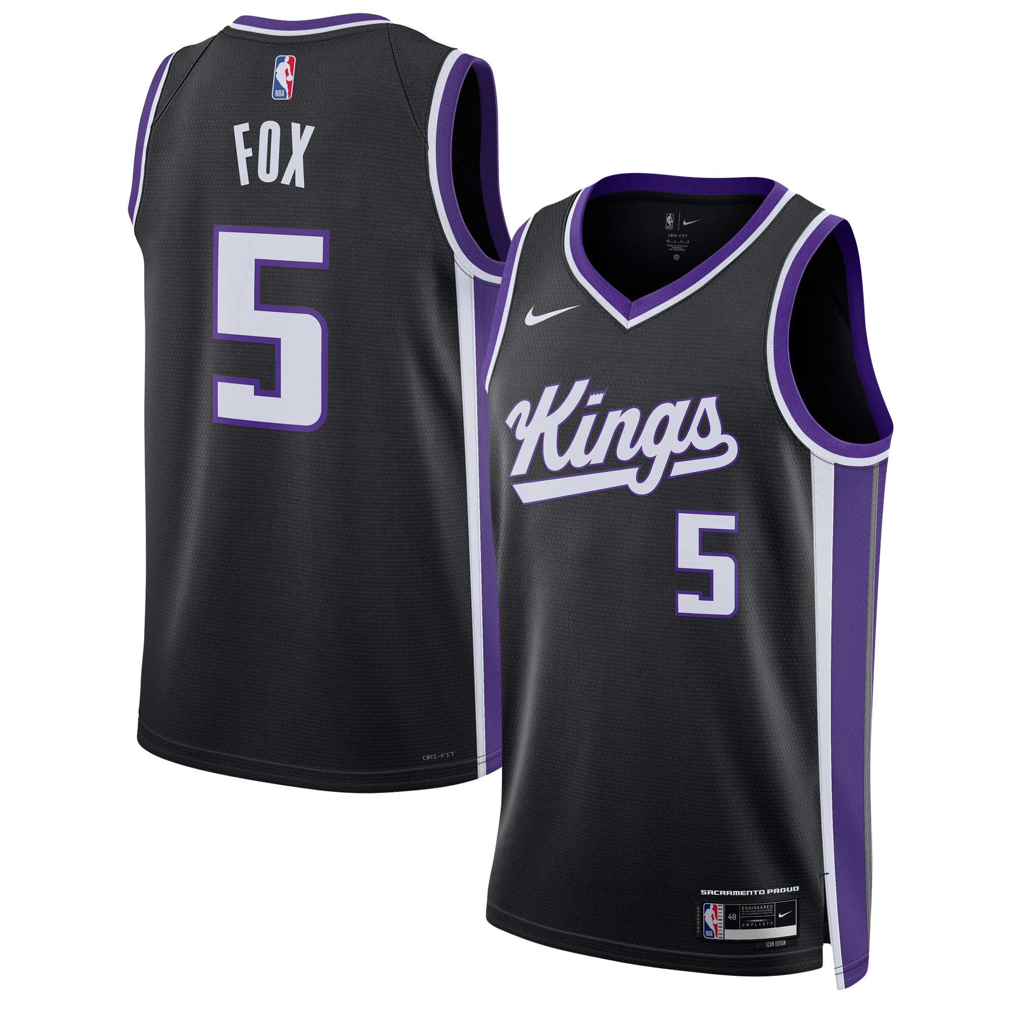 De'aaron Fox Sacramento Kings Unisex Swingman Jersey - Association Edition - White