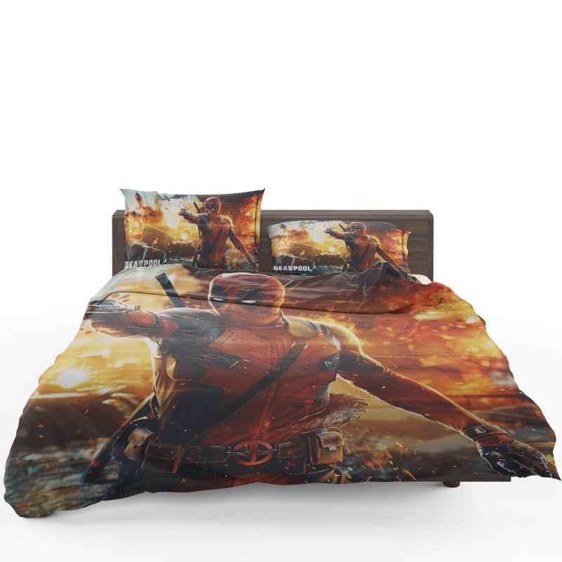 Deadpool Artwork Super Hero Bedding Set - Custom Bedding Set