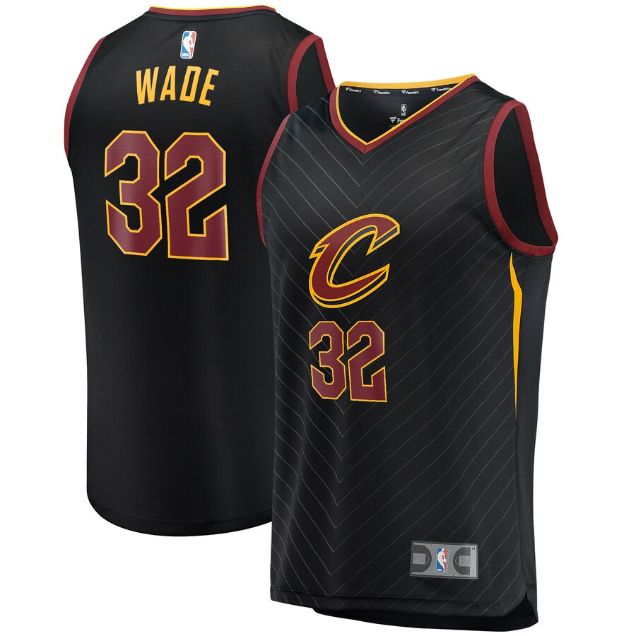 Dean Wade Cleveland Cavaliers Fanatics Branded Fast Break Replica Player Jersey Black - Statement Edition