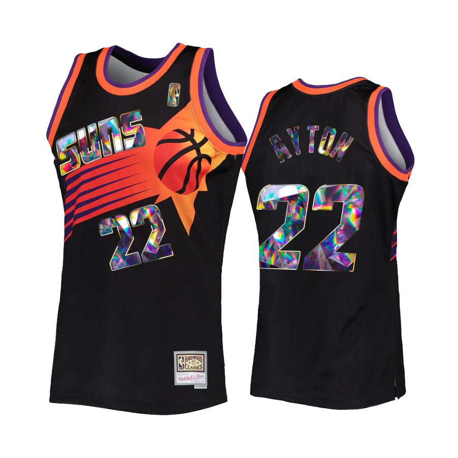 Deandre Ayton 22 Phoenix Suns NBA 75th Anniversary Diamond Jersey Black - JS383 