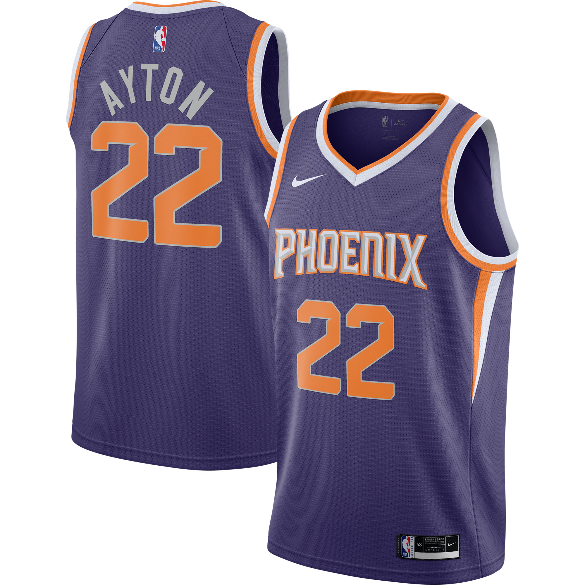 Deandre Ayton Phoenix Suns 2020/21 Swingman Player Jersey – Icon Edition – Purple