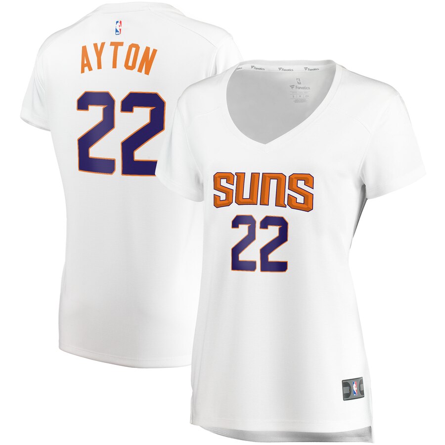 Deandre Ayton Phoenix Suns Fanatics Branded Women's Fast Break Replica Player Jersey - Association Edition - White