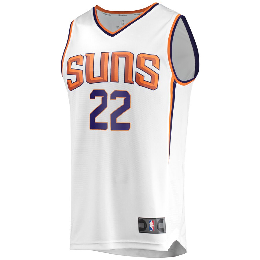 Alternative view of Deandre Ayton Phoenix Suns Fanatics Branded Youth Fast Break Player Replica Jersey - Association Edition - White