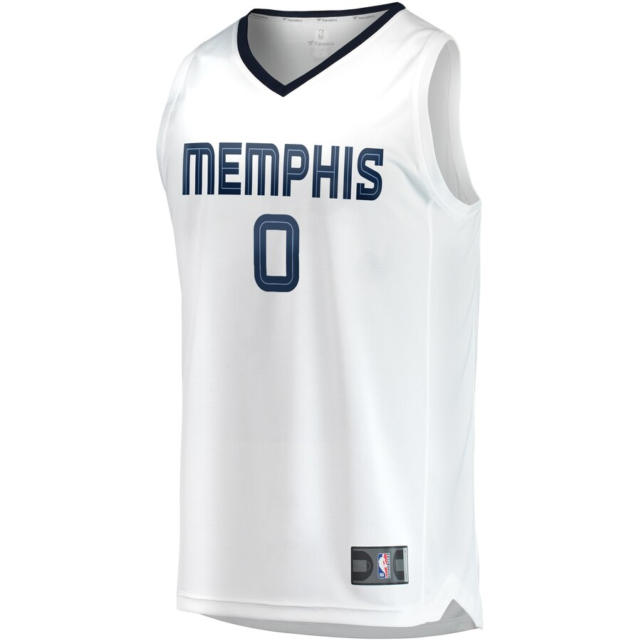 Alternative view of De'anthony Melton Memphis Grizzlies Fanatics Branded Fast Break Replica Jersey White - Association Edition