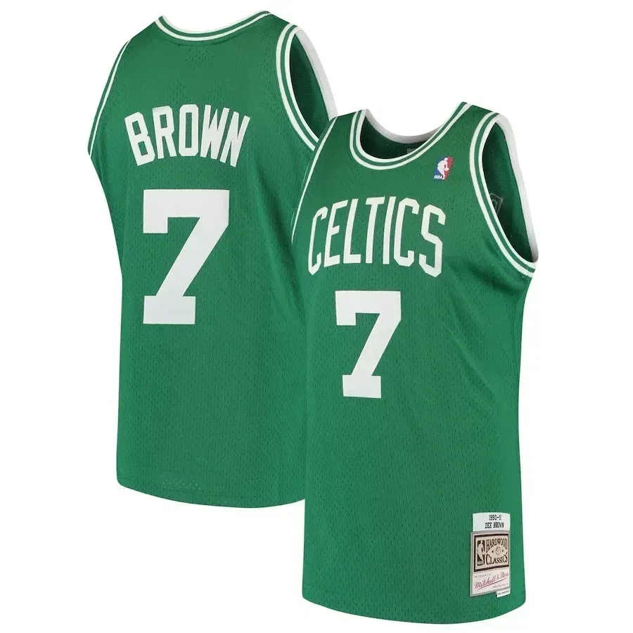 Dee Brown Boston Celtics Mitchell & Ness 1985-86 Hardwood Classics Swingman Jersey - Kelly Green - JS306