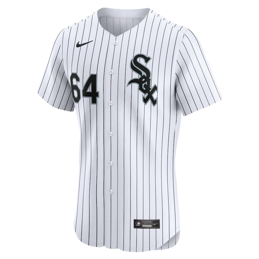 Alternative view of Deivi Garcia 64 Chicago White Sox Home Elite Player Men Jersey - White