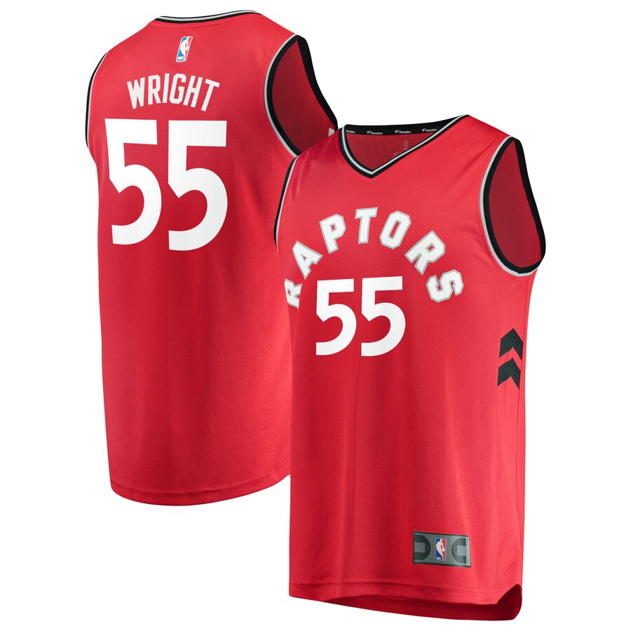 Delon Wright Toronto Raptors Fanatics Branded Fast Break Player Jersey Red - Icon Edition