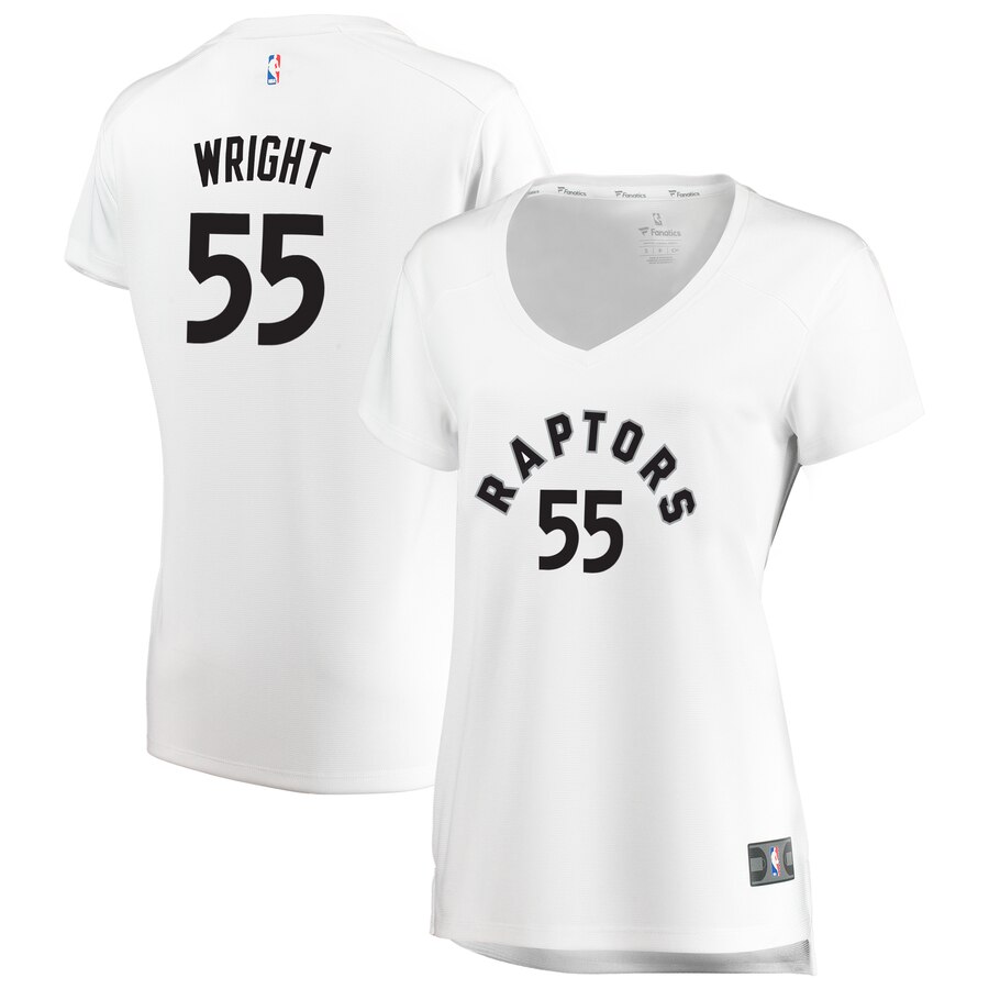 Delon Wright Toronto Raptors Fanatics Branded Women's Fast Break Replica Jersey - Association Edition - White