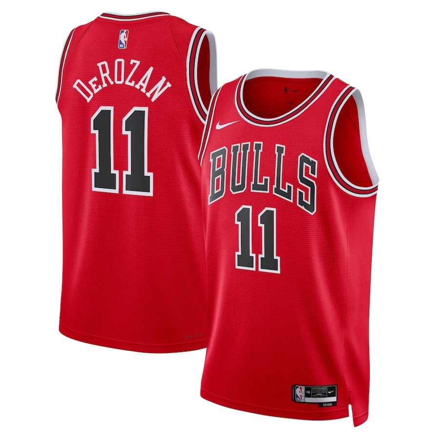 DeMar DeRozan 11 Chicago Bulls Unisex Swingman Jersey - Icon Edition - Red - JS832 