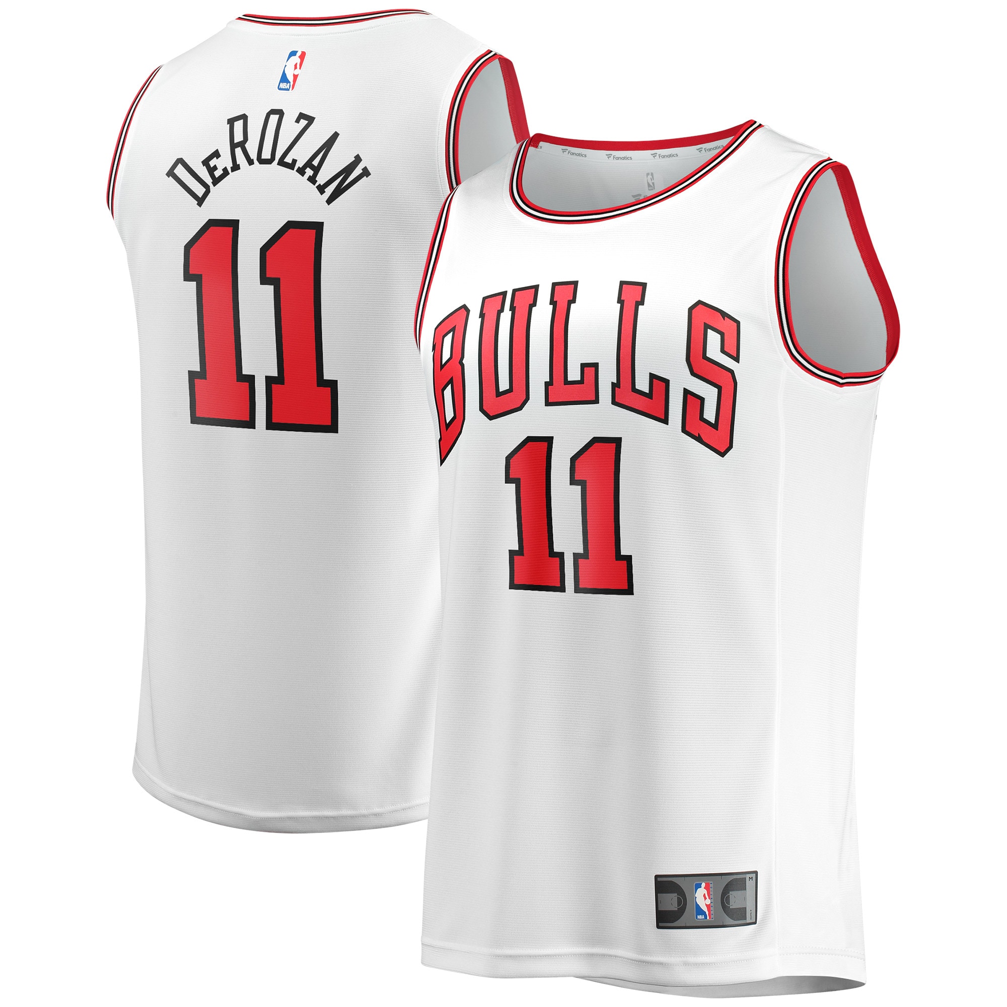 Demar Derozan Chicago Bulls Fanatics Branded Fast Break Replica Jersey - Association Edition - White