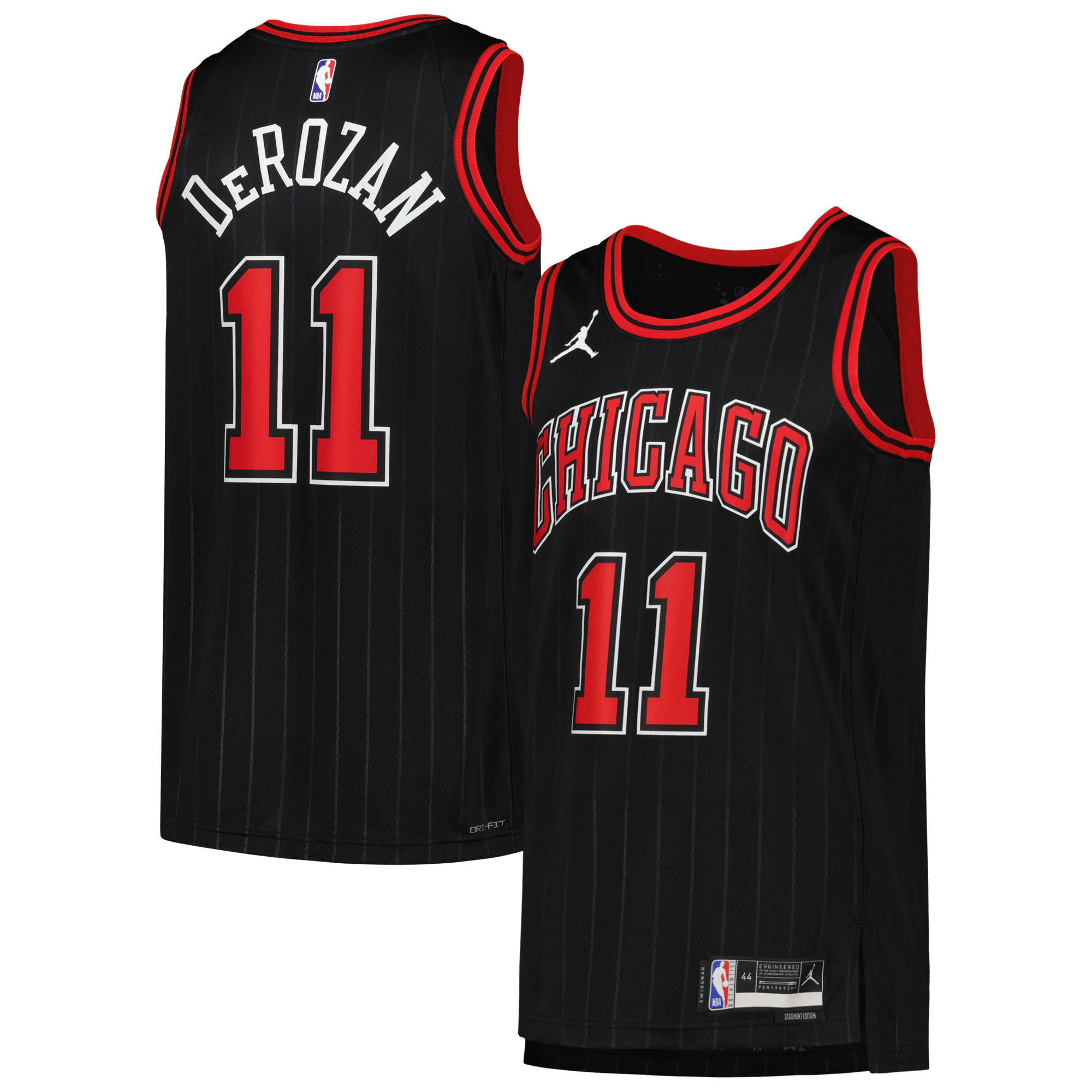 Demar Derozan Chicago Bulls Jordan Brand Unisex Swingman Jersey – Statement Edition – Black