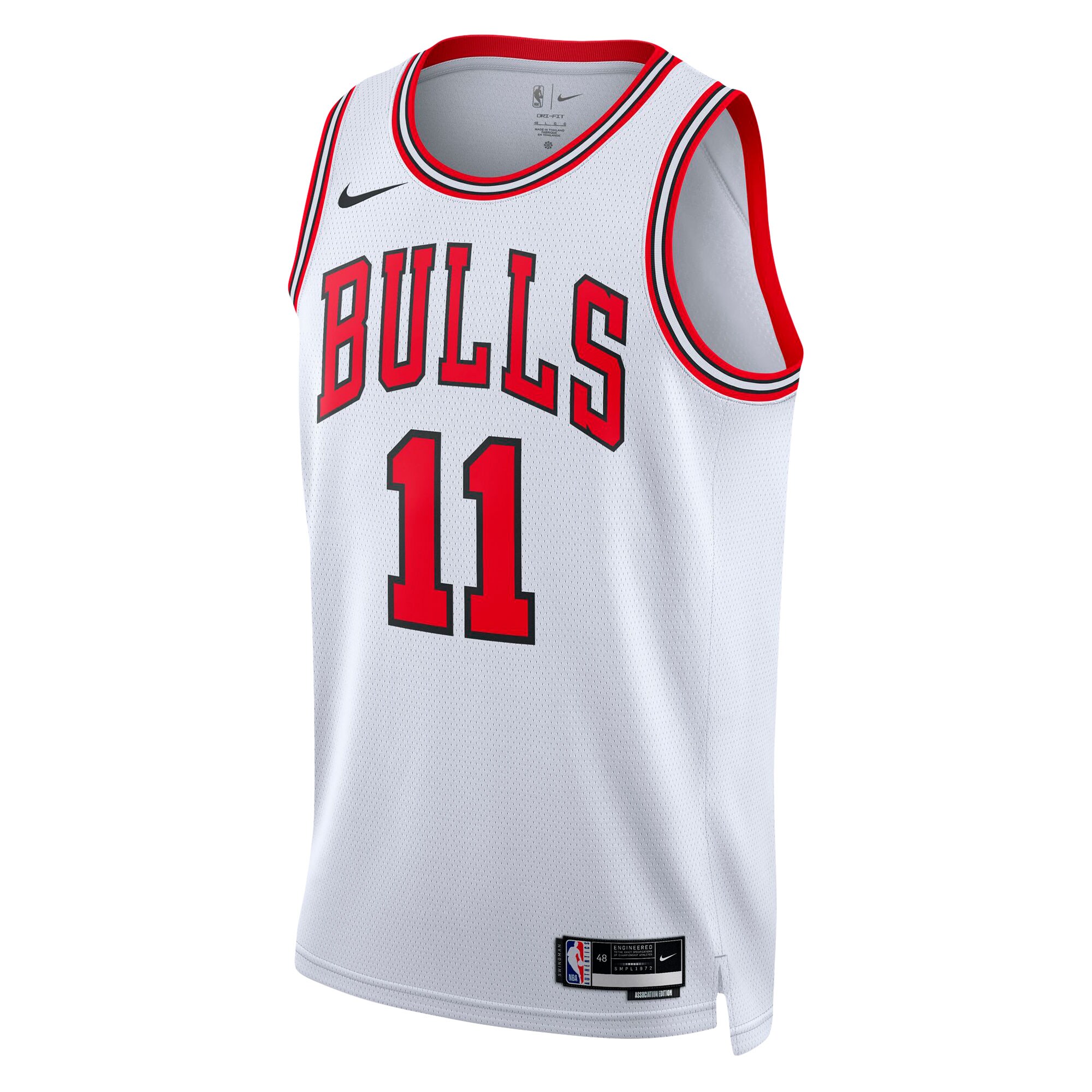 Alternative view of Demar Derozan Chicago Bulls Unisex 2022/23 Swingman Player Jersey White - Association Edition
