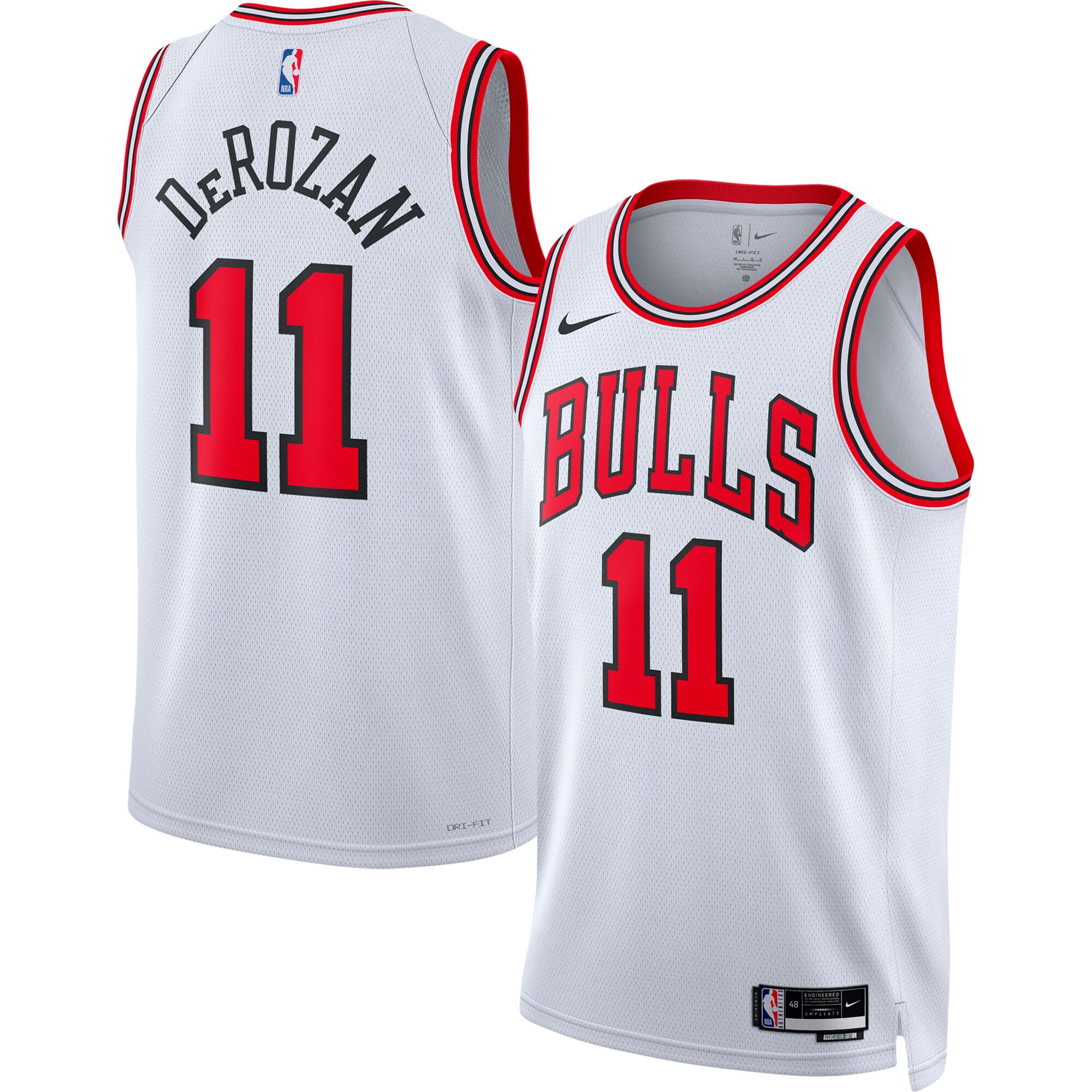Demar Derozan Chicago Bulls Unisex 2022/23 Swingman Player Jersey White - Association Edition