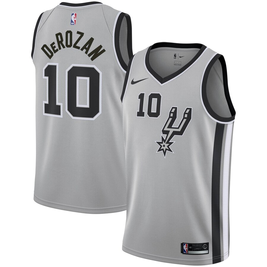 Demar Derozan San Antonio Spurs 2019/2020 Swingman Jersey - Statement Edition - Gray