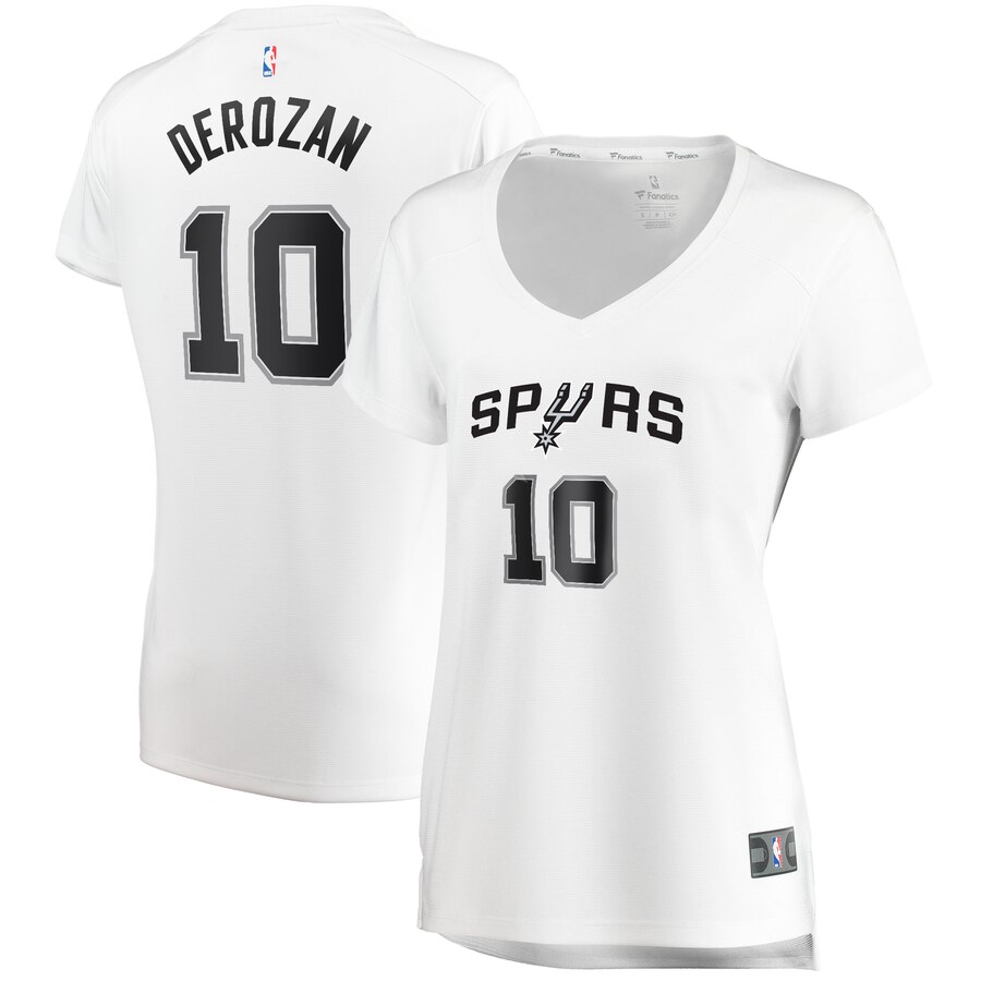 Demar Derozan San Antonio Spurs Fanatics Branded Women's Fast Break Replica Player Jersey - Association Edition - White