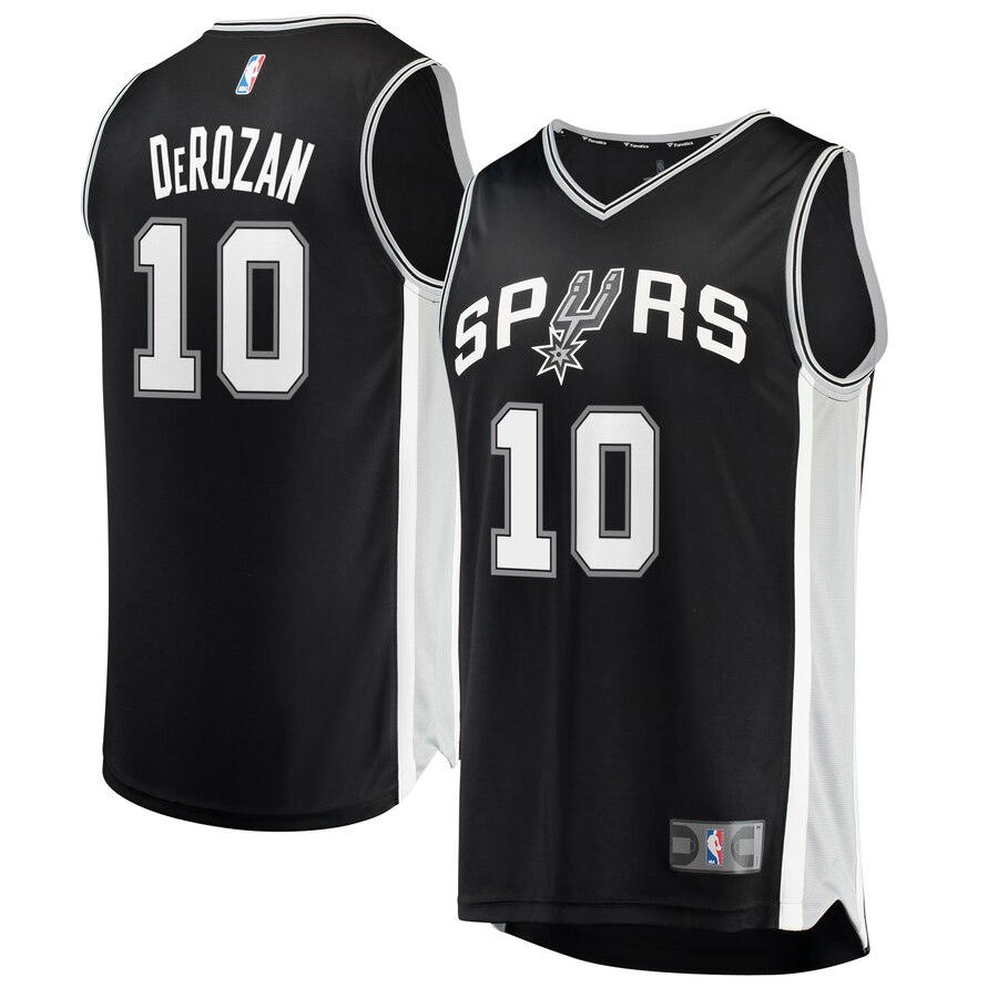 Demar Derozan San Antonio Spurs Fanatics Branded Youth Fast Break Jersey - Icon Edition - Black