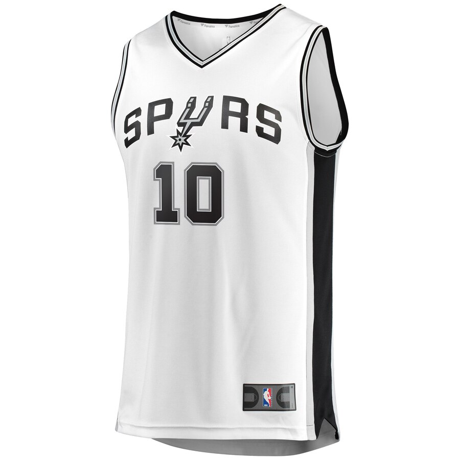 Alternative view of Demar Derozan San Antonio Spurs Fanatics Branded Youth Fast Break Player Replica Jersey - Association Edition - White