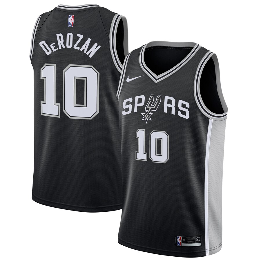 Demar Derozan San Antonio Spurs Icon Swingman Jersey - Black