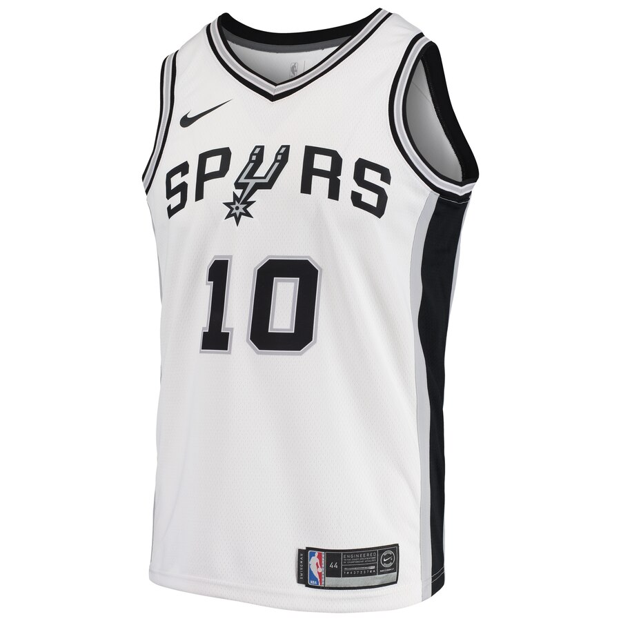 Alternative view of Demar Derozan San Antonio Spurs Swingman Jersey - Association Edition - White