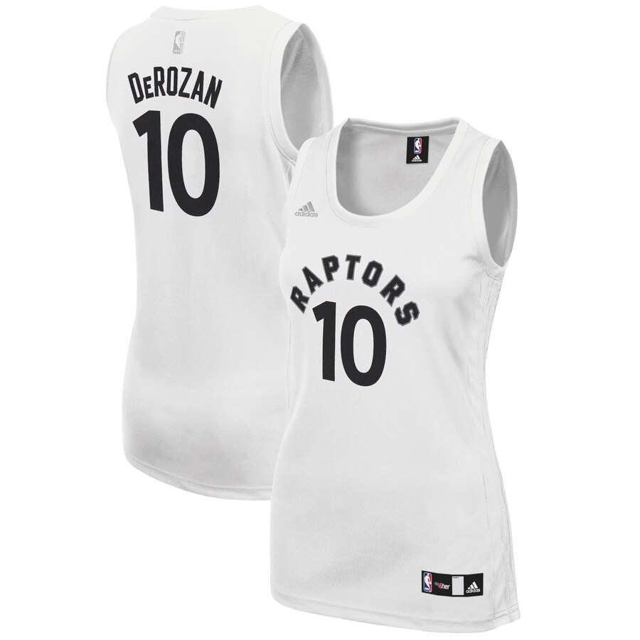 Demar Derozan Toronto Raptors Adidas Women's Fashion Replica Jersey - White