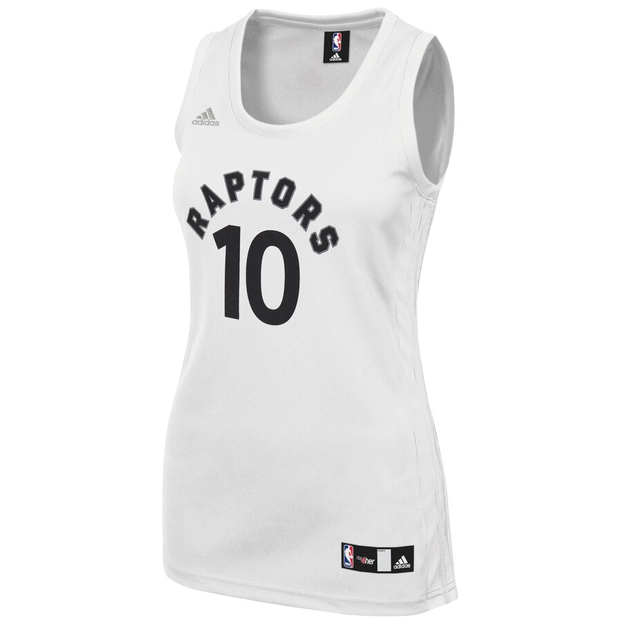Alternative view of Demar Derozan Toronto Raptors Adidas Women's Fashion Replica Jersey - White