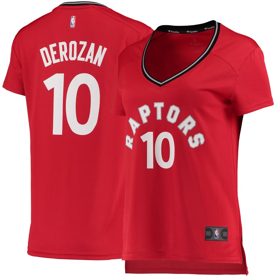 Demar Derozan Toronto Raptors Fanatics Branded Women's Fast Break Replica Jersey Red - Icon Edition