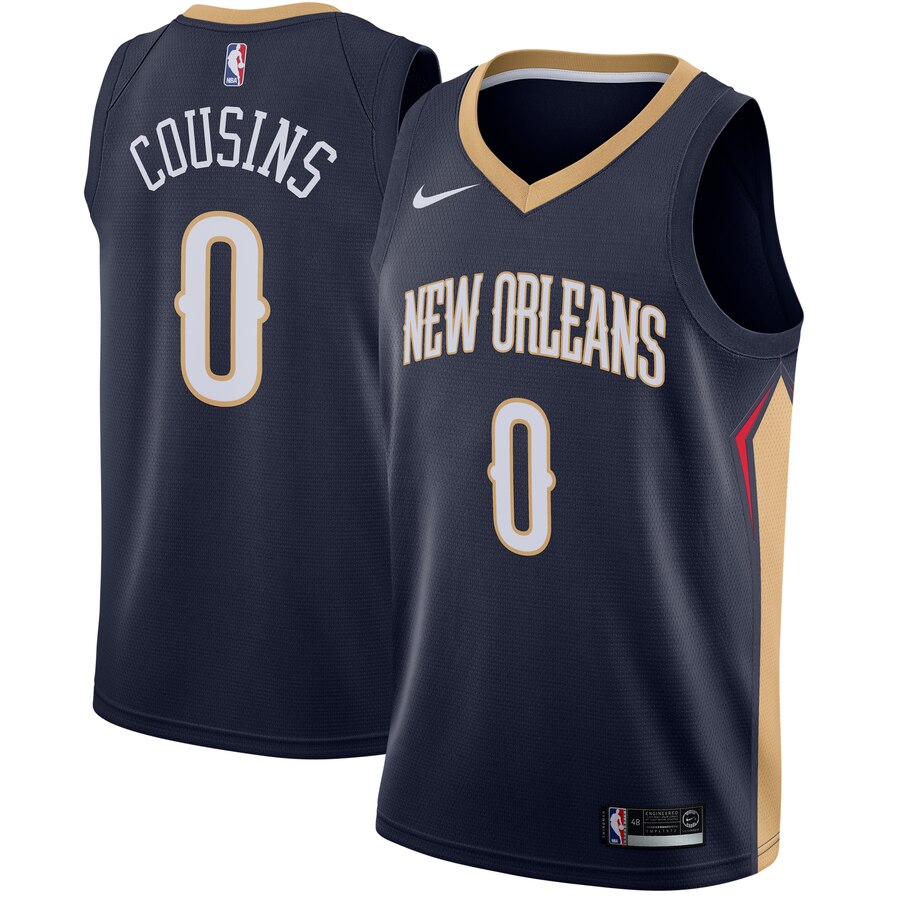 Demarcus Cousins New Orleans Pelicans Swingman Jersey Navy - Icon Edition