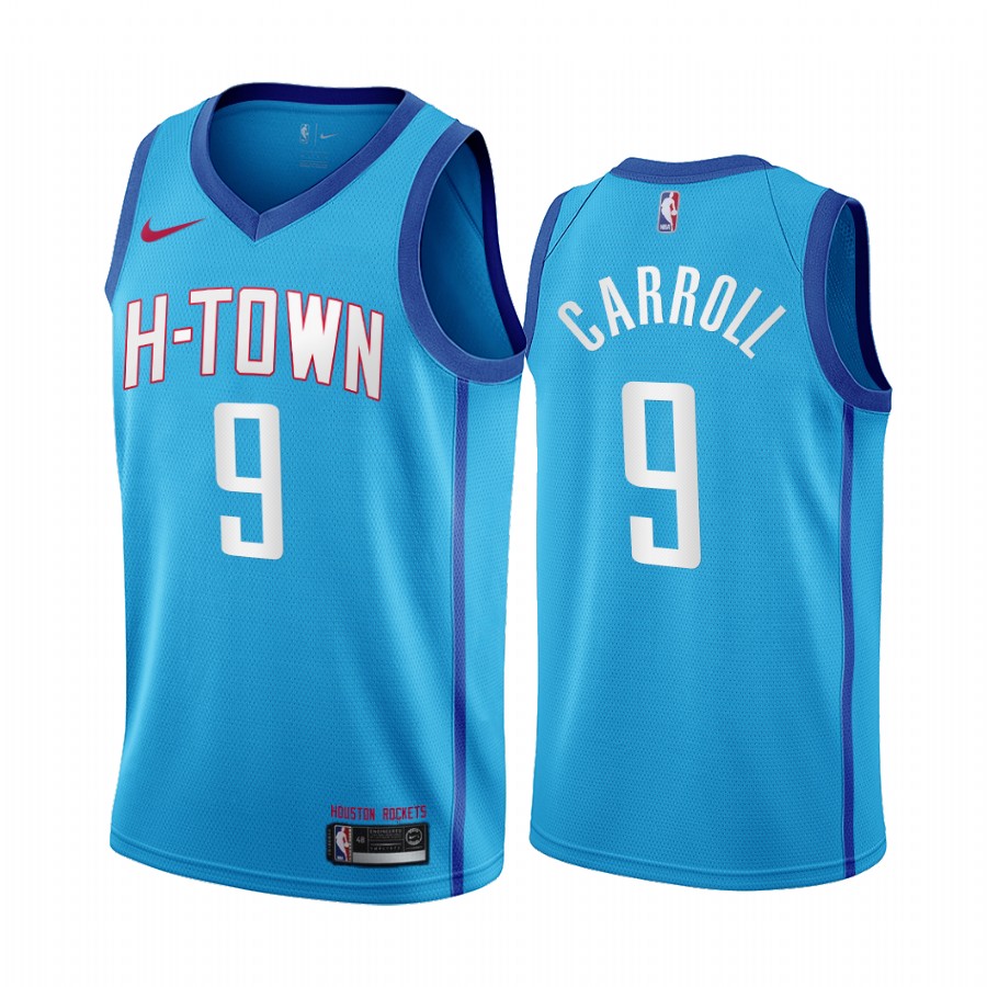 Demarre Carroll Houston Rockets 2020-21 Blue City Jersey H-town