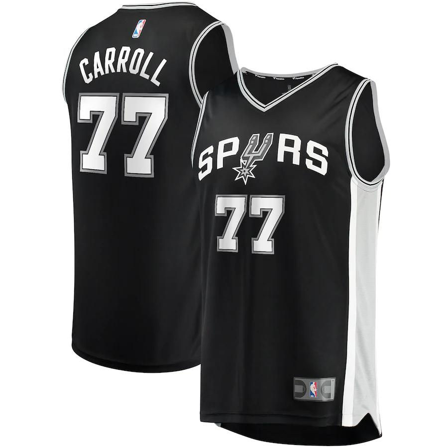 Demarre Carroll San Antonio Spurs Fanatics Branded Fast Break Replica Player Jersey - Icon Edition - Black