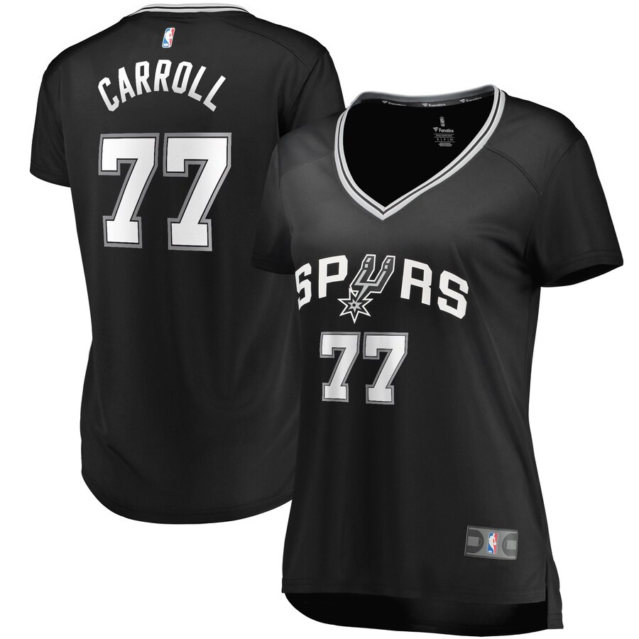 Demarre Carroll San Antonio Spurs Fanatics Branded Women's Fast Break Replica Player Jersey - Icon Edition - Black