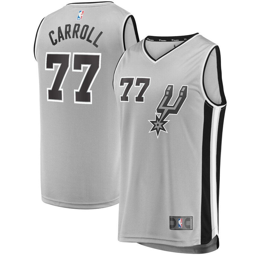 Demarre Carroll San Antonio Spurs Fanatics Branded Youth Fast Break Replica Player Jersey - Statement Edition - Silver