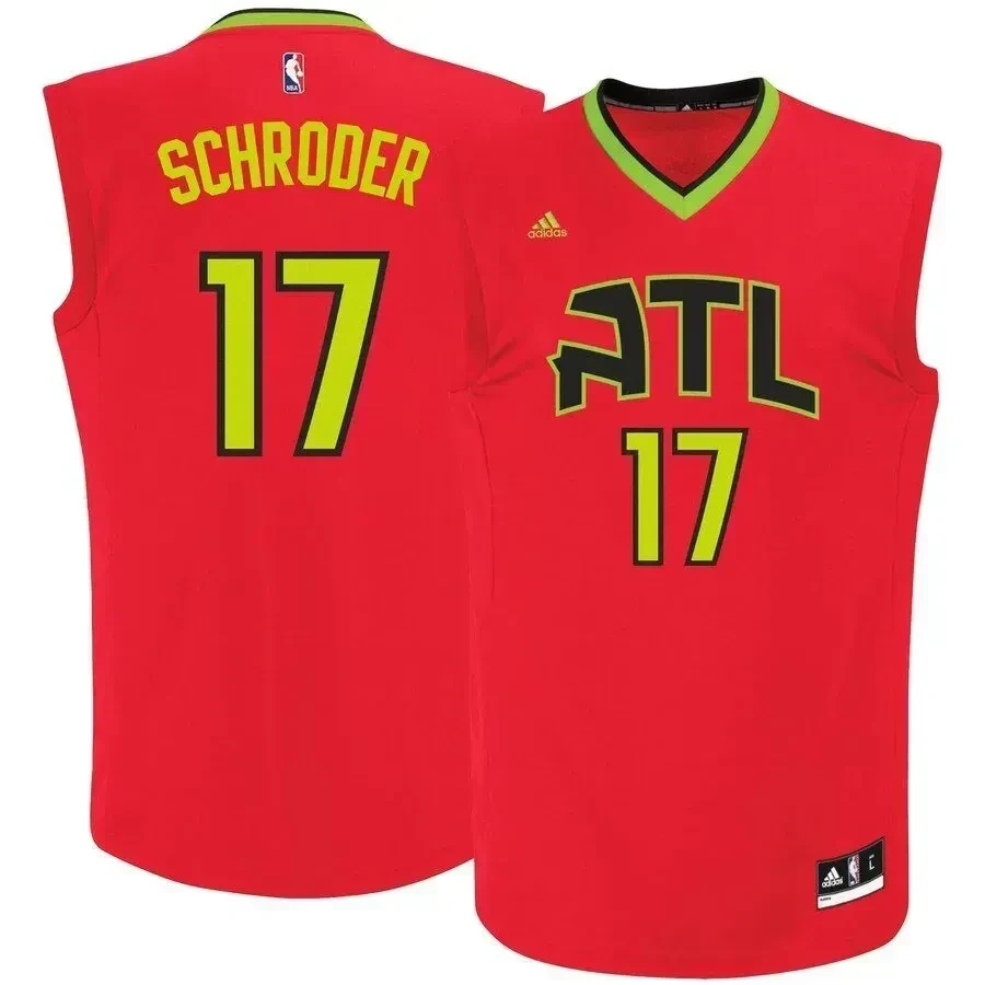 Dennis Schroder Atlanta Hawks Alternate Jersey - Red - JS179 