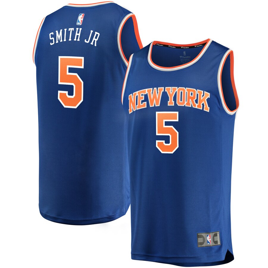 Dennis Smith Jr New York Knicks Fanatics Branded Fast Break Replica Jersey - Icon Edition - Royal