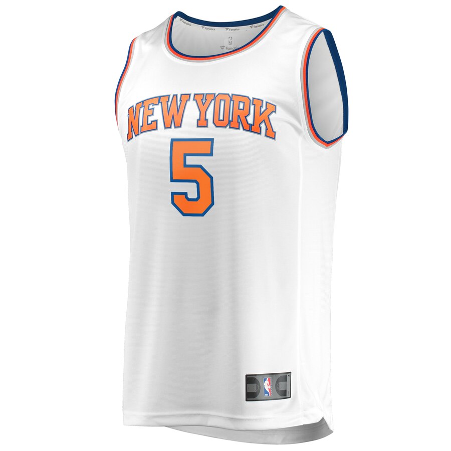 Alternative view of Dennis Smith Jr. New York Knicks Fanatics Branded Youth Fast Break Replica Player Jersey - Association Edition - White