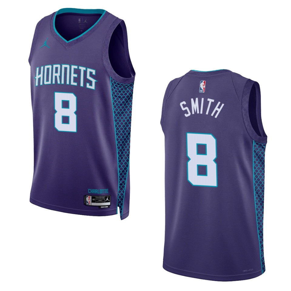 Dennis Smith Statement Edition Charlotte Hornets 2022-23 Purple Swingman Jersey