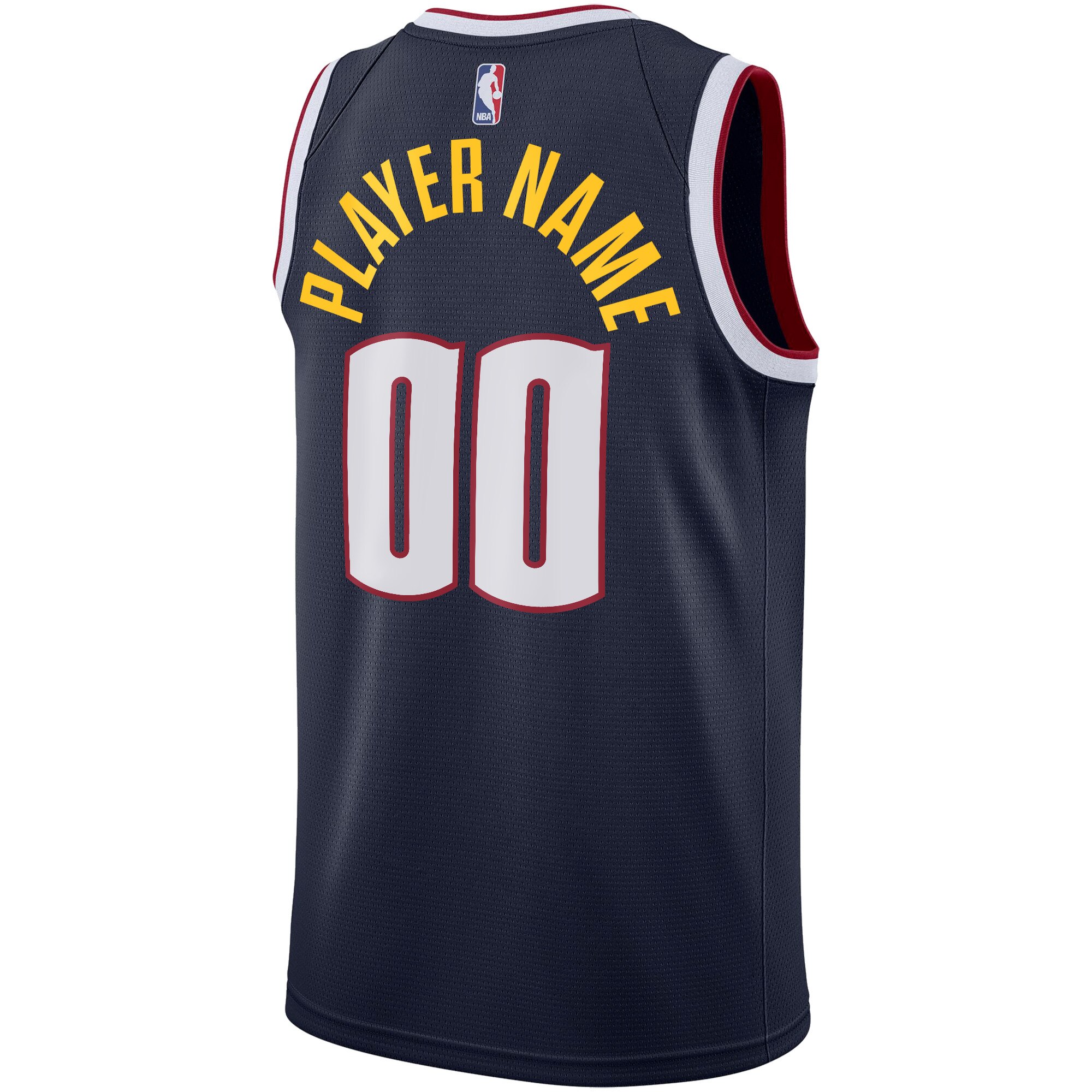 Alternative view of Denver Nuggets Icon Swingman Jersey - Custom - Mens - JS939 