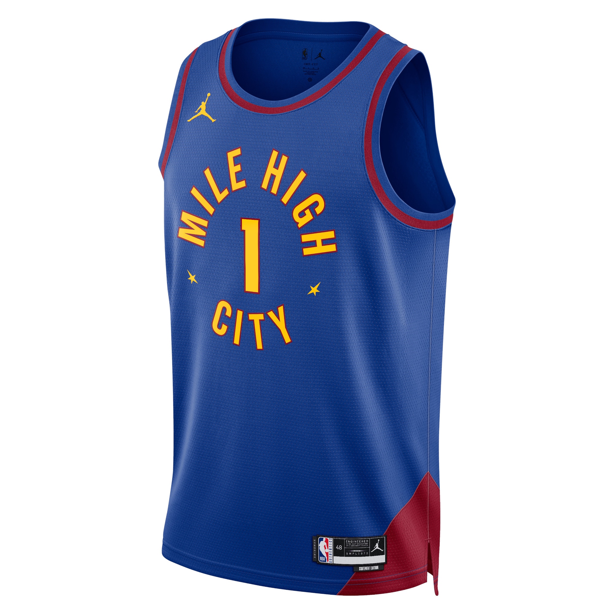 Denver Nuggets Jordan Statement Edition Swingman Jersey - Blue - Michael Porter Jr. - Unisex - JS555 