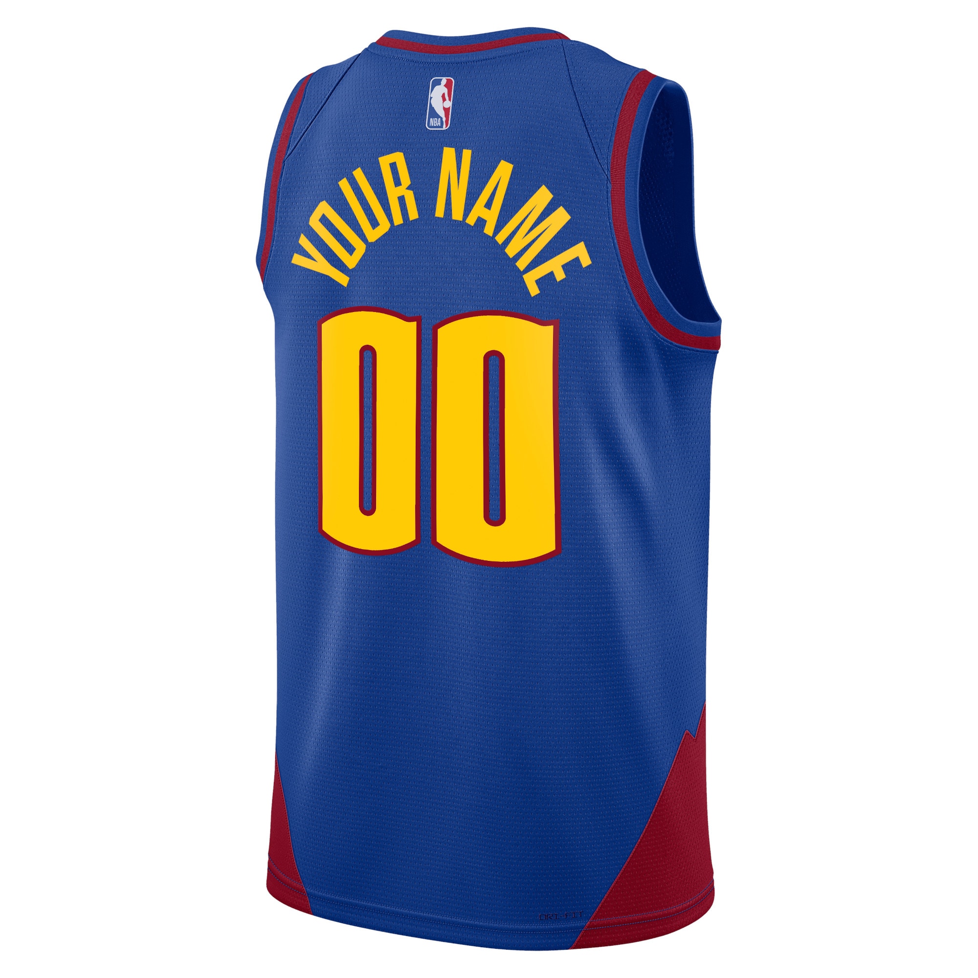 Alternative view of Denver Nuggets Jordan Statement Swingman Jersey - Custom - Unisex - JS269 
