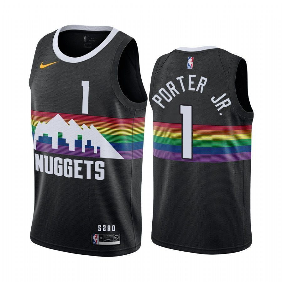 Denver Nuggets Michael Porter Jr. 1 City Men's Jersey - JS401 