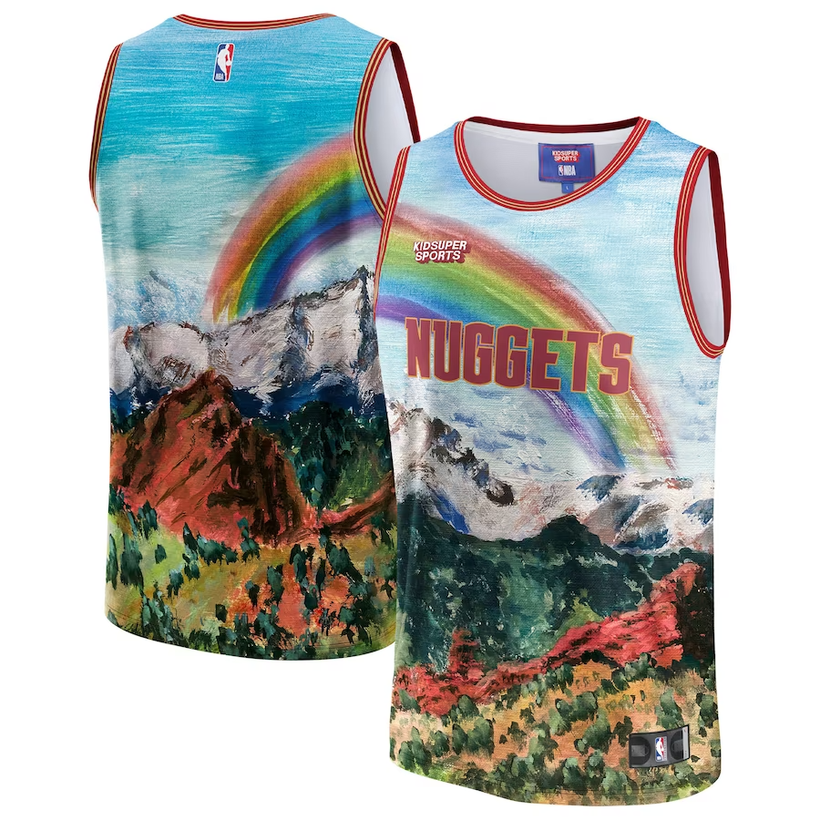 Denver Nuggets NBA & KidSuper Studios Unisex Hometown Jersey - Blue - JS788 
