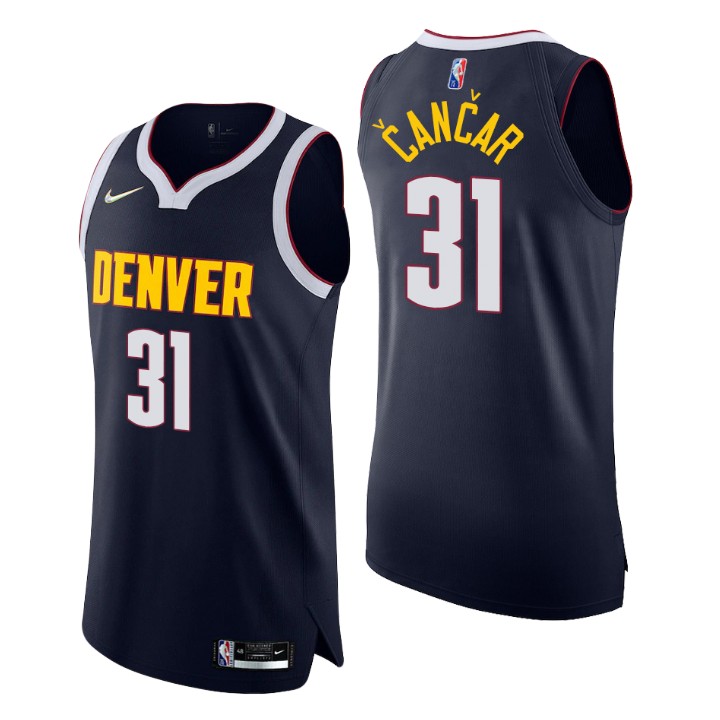 Denver Nuggets Vlatko Cancar 2021-22 75th Anniversary Authentic Jersey Icon
