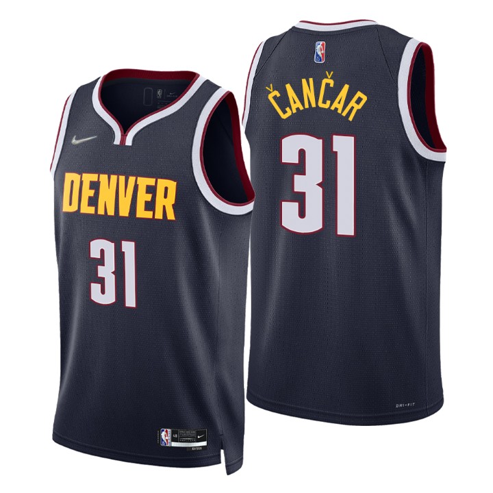 Denver Nuggets Vlatko Cancar 75th Anniversary Icon Jersey